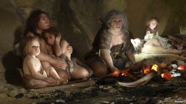 After leaving Africa, early humans mixed with Neanderthals resulting in non-Africans inheriting about 1 to 3 percent of their DNA from Neanderthals. After leaving Africa, early humans mixed with Neanderthals resulting in non-Africans inheriting about 1 to 3 percent of their DNA from Neanderthals.