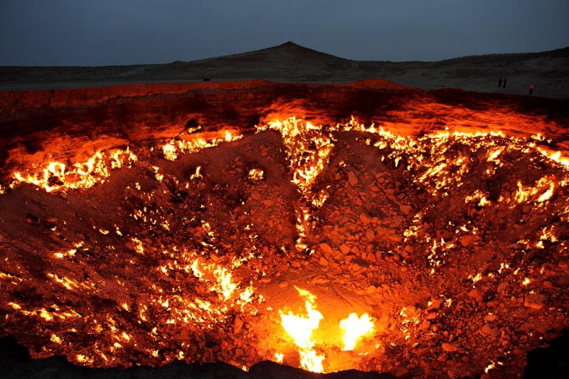 In which country is the Door to Hell located?