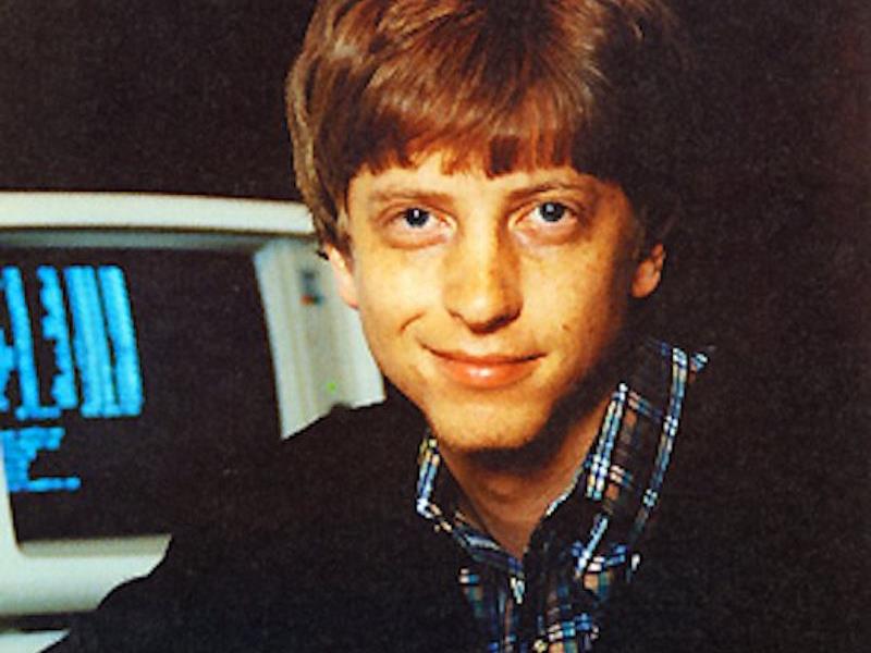 This young man founded an important technology company. Do you know which one?