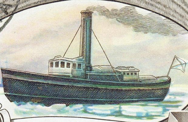Where was the world's first icebreaker built?