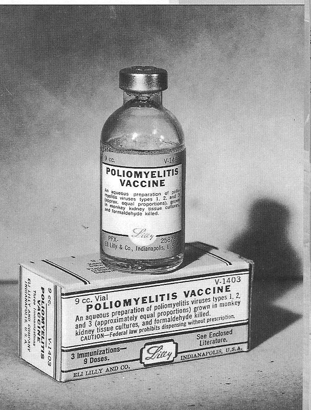 Who developed the polio vaccine?