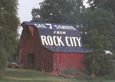 You might have seen the "SEE ROCK CITY" signs while traveling in the USA. But where would you actually go to visit this attraction?