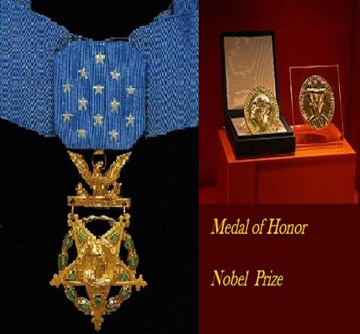Of the people listed below, which is the only one to be awarded both the Medal of Honor and the Nobel Peace Prize?