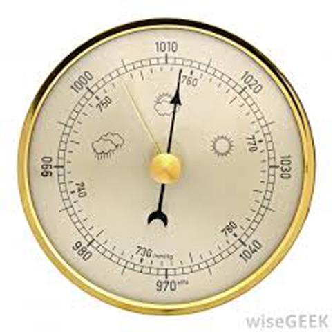 What scientific instrument is used to measure atmospheric pressure?