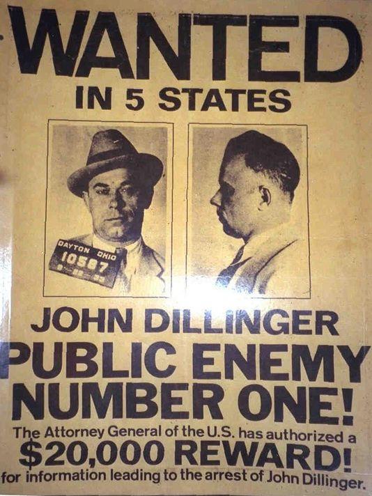 What was the last movie seen by John Dillinger?