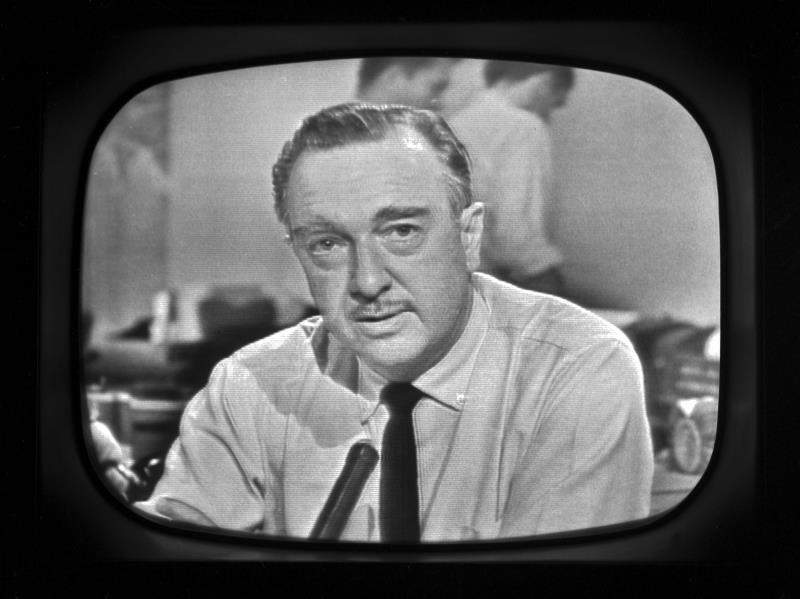 What was Walter Cronkite's nightly sign-off line on CBS News (1962-1981) before he stated the date and said "This is Walter Cronkite, CBS News; good night."?