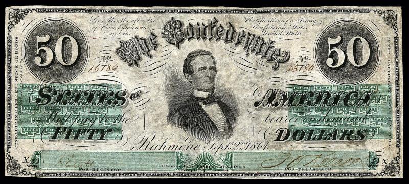 Which two U.S. presidents appeared on "Greybacks" (money) of the CSA, Confederate States of America? Which two U.S. presidents appeared on "Greybacks" (money) of the CSA, Confederate States of America?