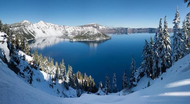Geography Trivia Question: Crater Lake is located in which U.S. state? Geography Trivia Question: Crater Lake is located in which U.S. state?