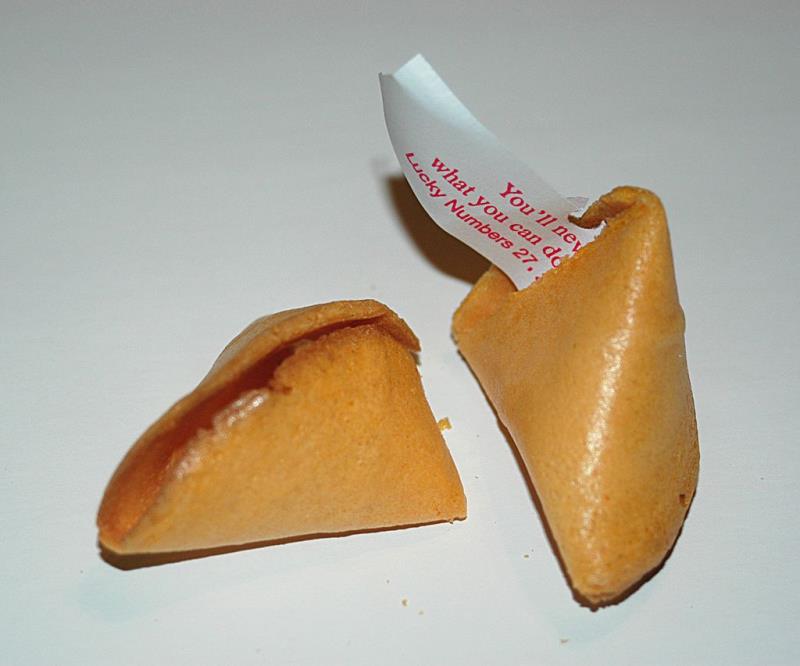 Fortune cookies are not a traditional Chinese custom but American in origin. True or False