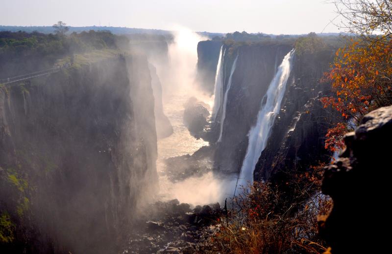 Geography Trivia Question: What river flows over Victoria Falls? Geography Trivia Question: What river flows over Victoria Falls?
