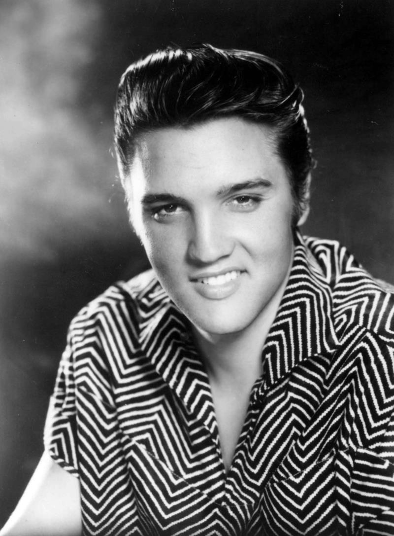 What was the name of Elvis Presley's first No. 1 hit?