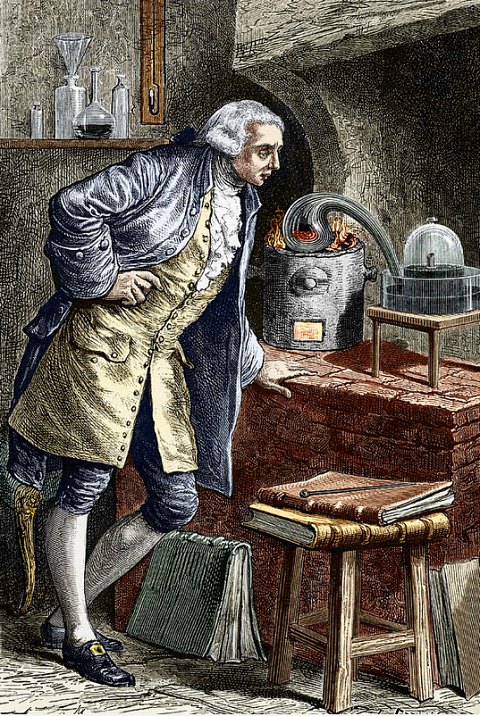 Who is considered the father of modern chemistry?