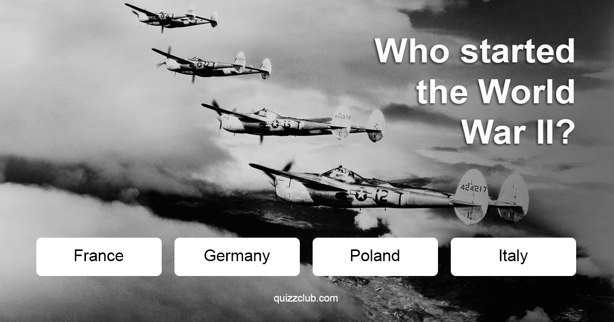 What Year Did World War 2 Start In Europe