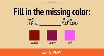 Quiz Test: Can You Fill In The Missing Color In These 10 Beloved Book Titles?