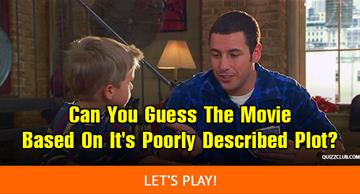Movies & TV Quiz Test: Can You Guess The Movie Based On It's Poorly Described Plot?