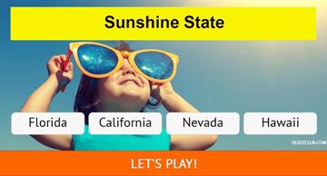Geography Quiz Test: Can You Identify US States By Their Nickname?