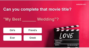 Movies & TV Quiz Test: Can You Complete That Movie Title?