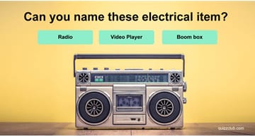 knowledge Quiz Test: Can You Name These Electrical Items From The 70s & 80s?