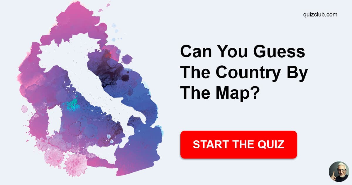 Can You Guess The Country By The Map Character 