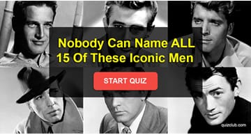 celebs Quiz Test: Research Shows Nobody Can Name ALL 15 Of These Iconic Men