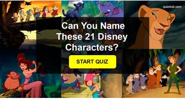 Movies & TV Quiz Test: Can You Name These 21 Most Forgotten Disney Characters?