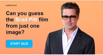Movies & TV Quiz Test: Can you guess the Brad Pitt film from just one image?