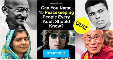 History Quiz Test: Can You Name 15 Peacekeeping People Every Adult Should Know?