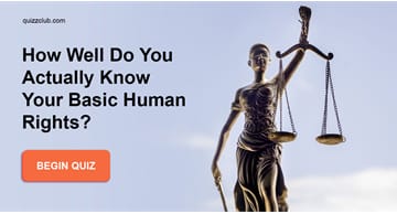 Society Quiz Test: How Well Do You Actually Know Your Basic Human Rights?
