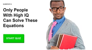 IQ Quiz Test: Only People With High IQ Can Solve These Equations