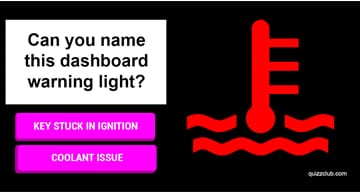 knowledge Quiz Test: Can you name these 9 common dashboard warning lights?
