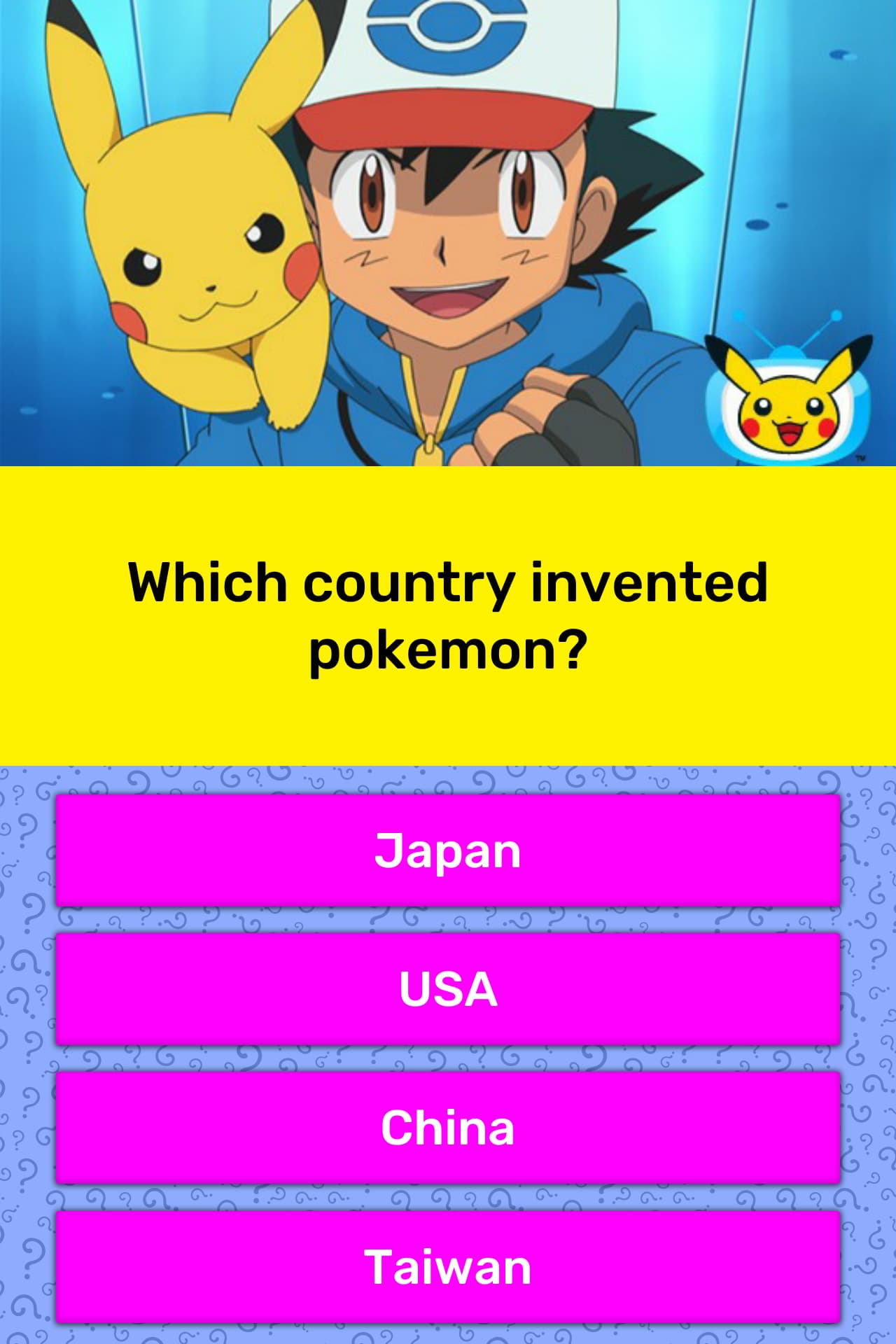 Which country invented pokemon? Trivia Answers
