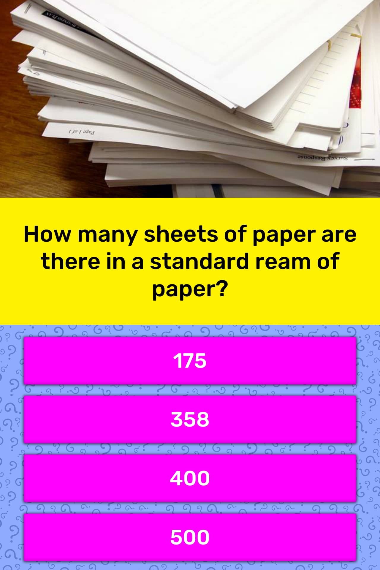how-many-sheets-of-paper-are-there-trivia-answers-quizzclub