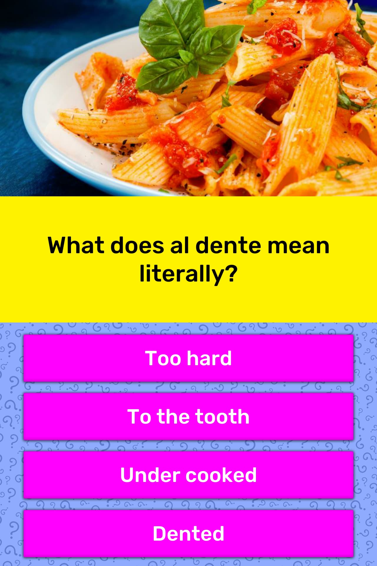 what-does-al-dente-mean-literally-trivia-answers-quizzclub