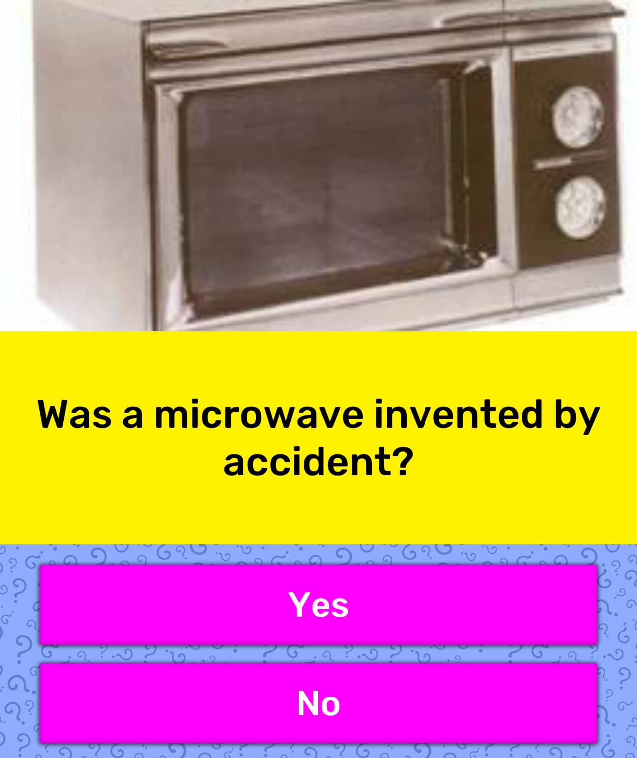 Was a microwave invented by accident? Trivia Answers