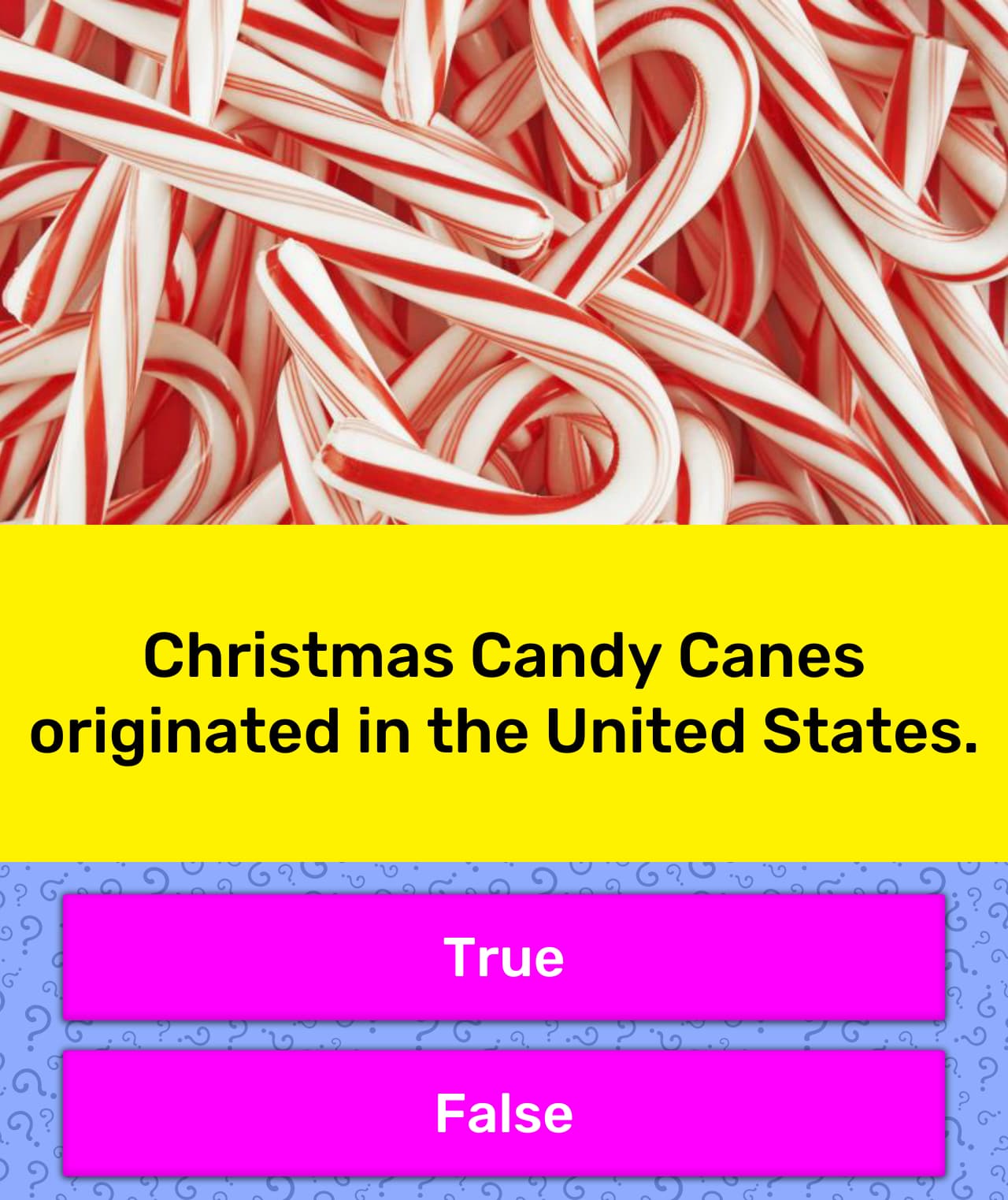 Christmas Candy Canes originated in... Trivia Answers