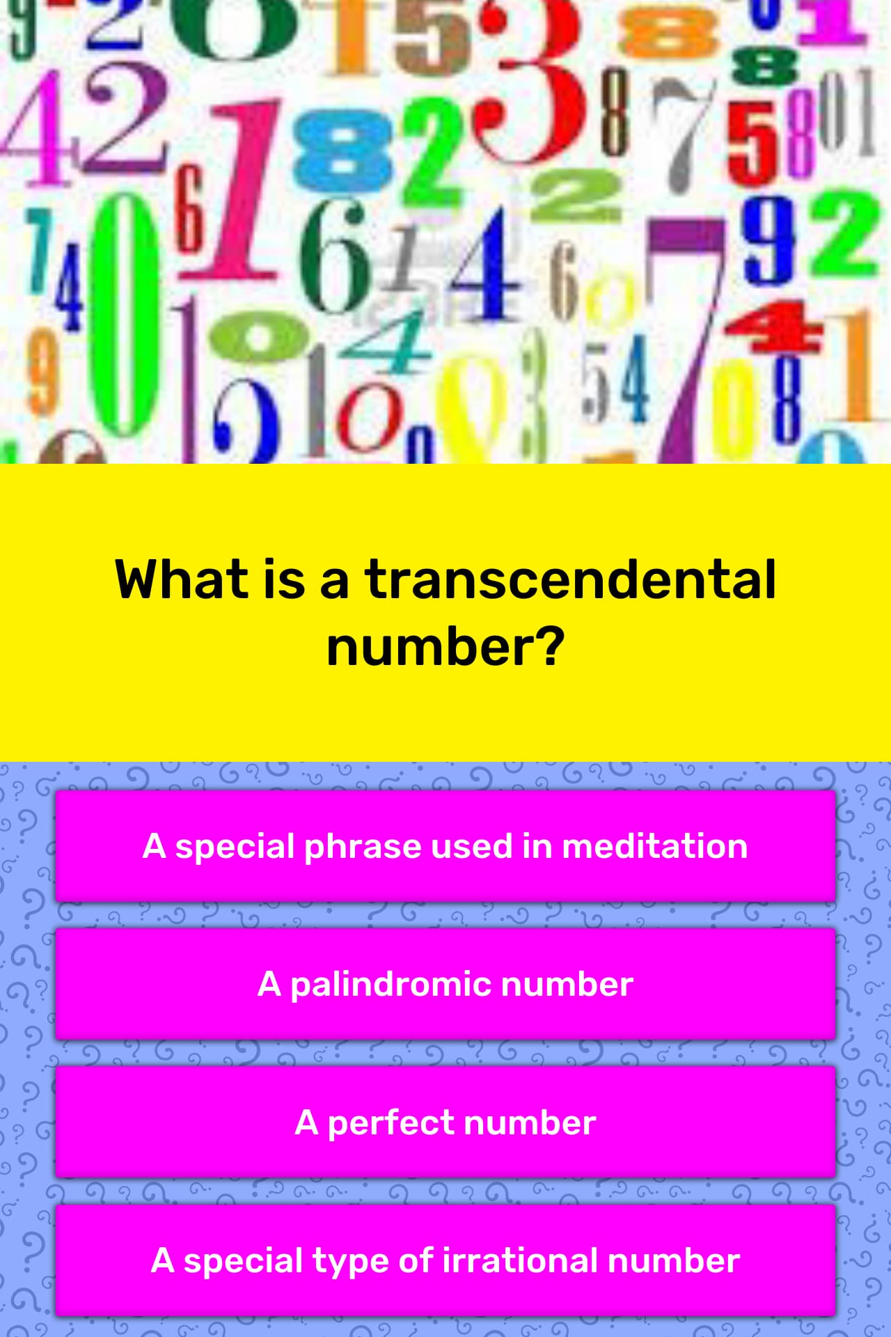 what-is-a-transcendental-number-trivia-answers-quizzclub