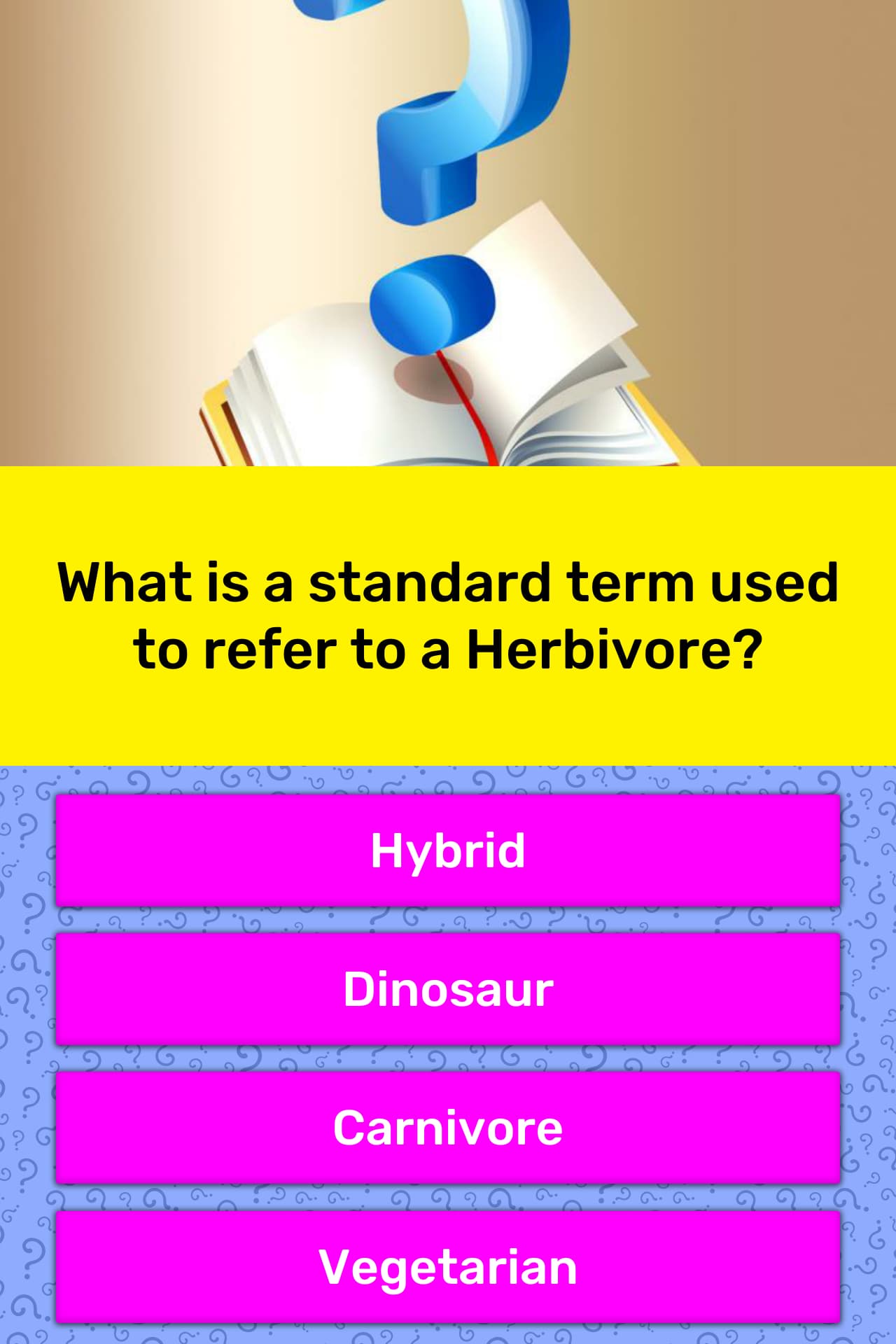 What Is A Standard Term Used To Trivia Answers QuizzClub