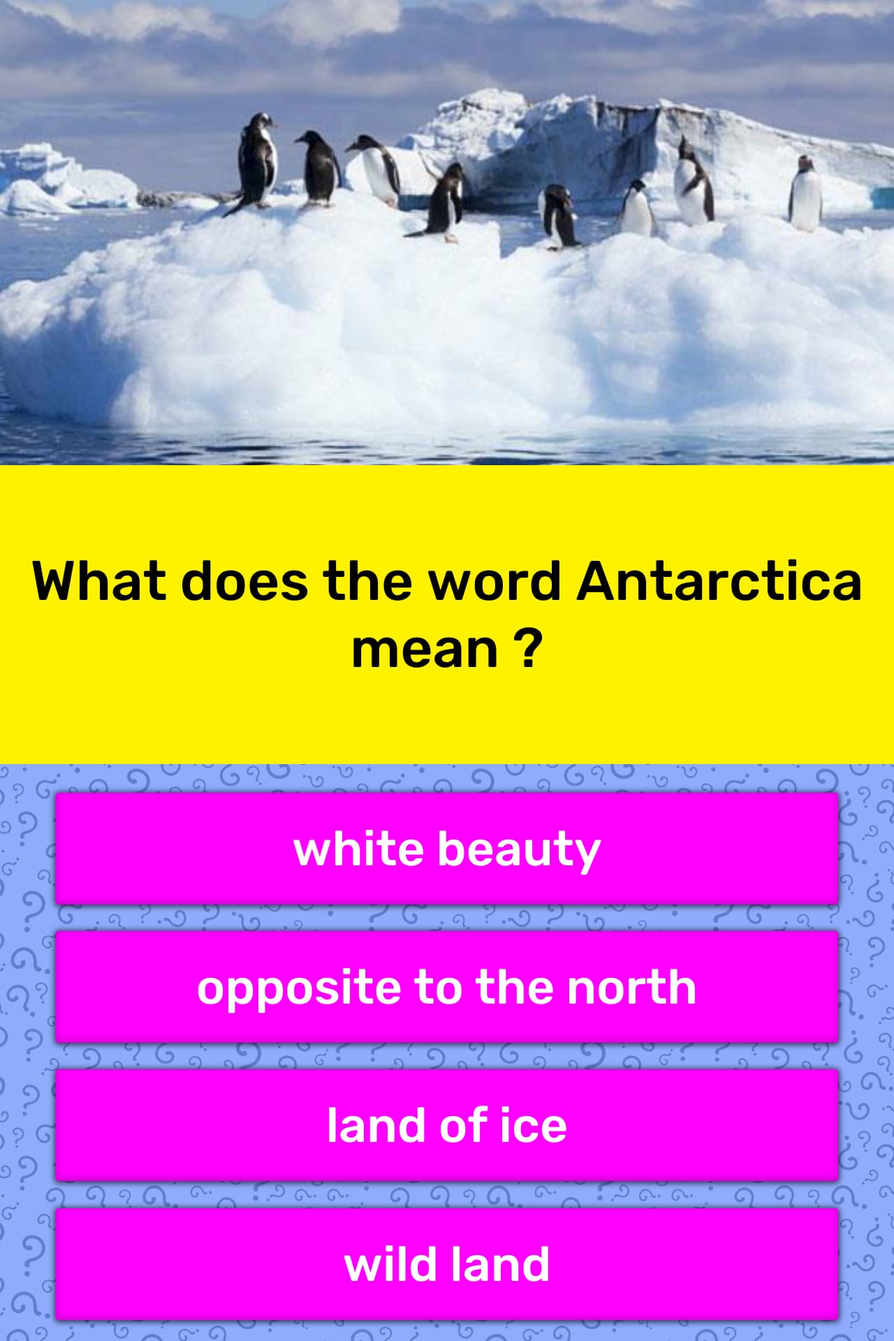 what-does-the-word-antarctica-mean-trivia-answers-quizzclub