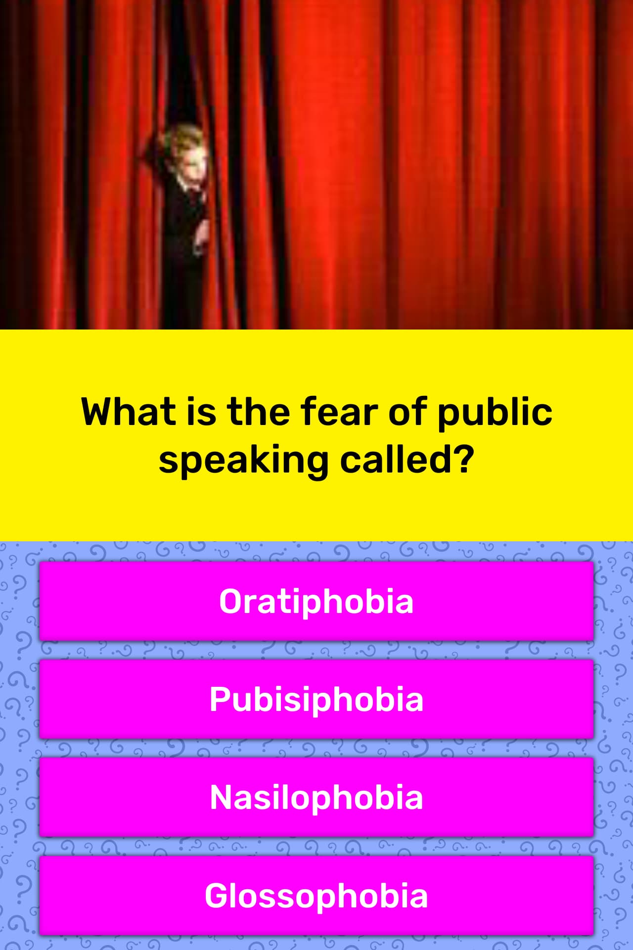 what-is-the-fear-of-public-speaking-trivia-answers-quizzclub