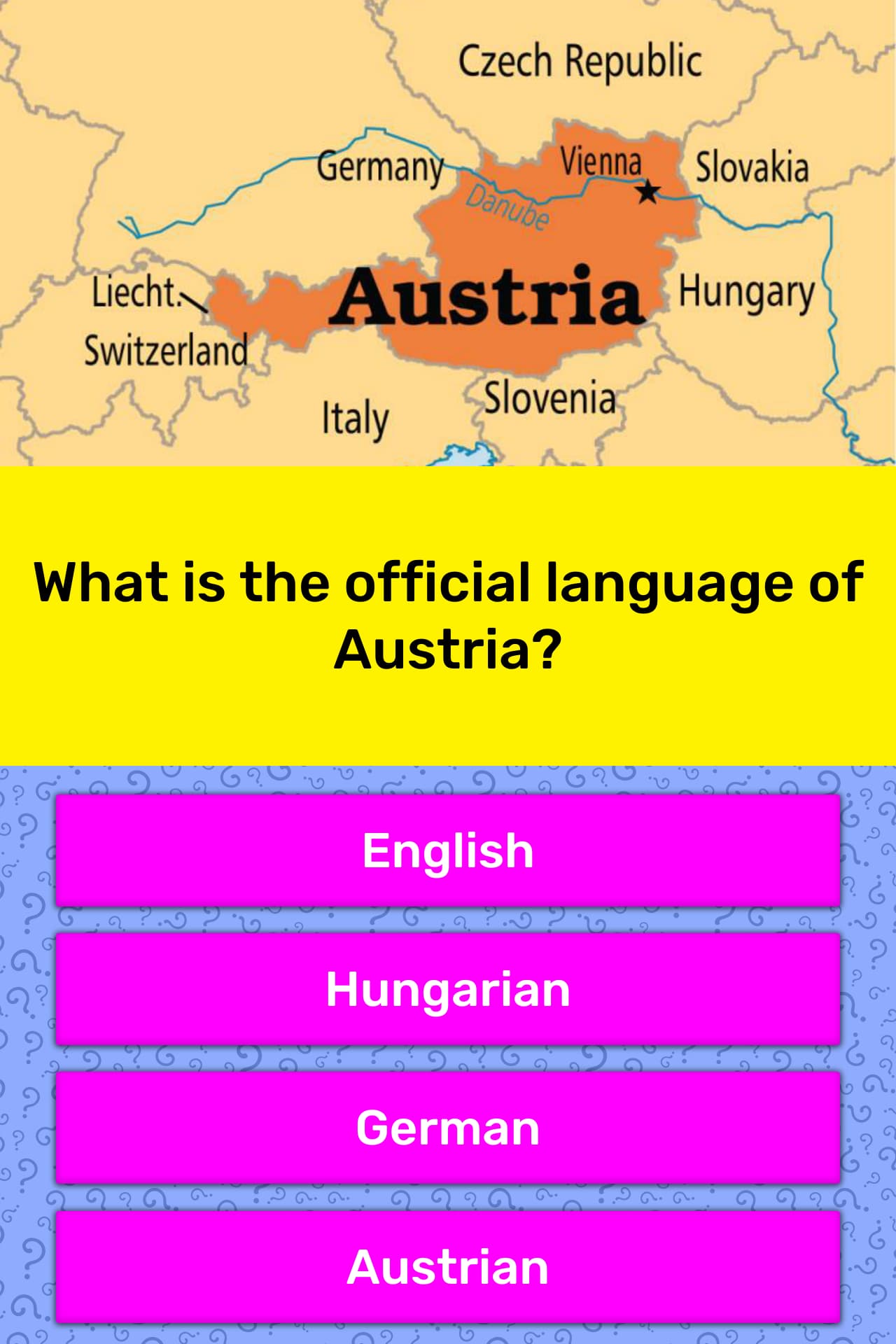 What Is The Official Language Of Trivia Questions Quizzclub