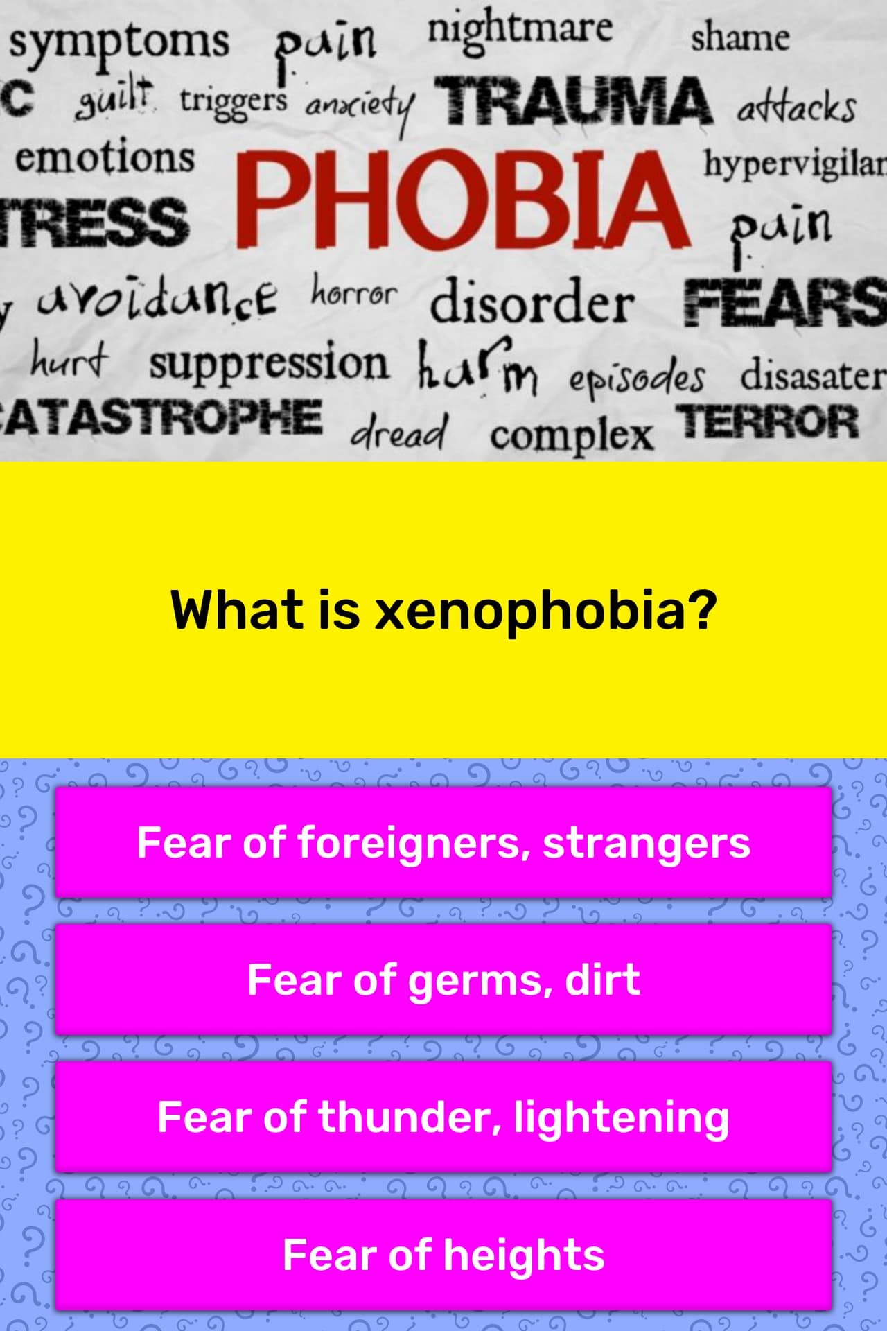 what-is-xenophobia-trivia-questions-quizzclub