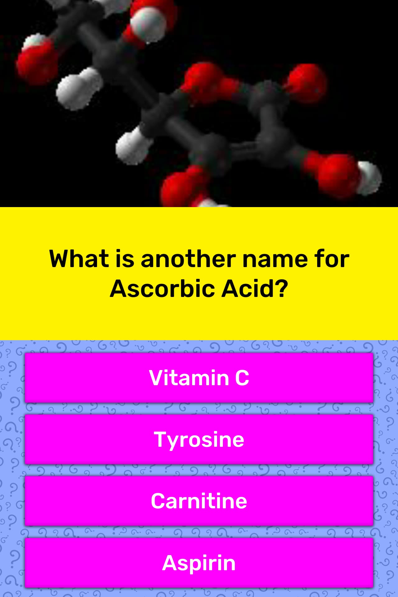 What Is Another Name For Ascorbic Acid Trivia Questions QuizzClub