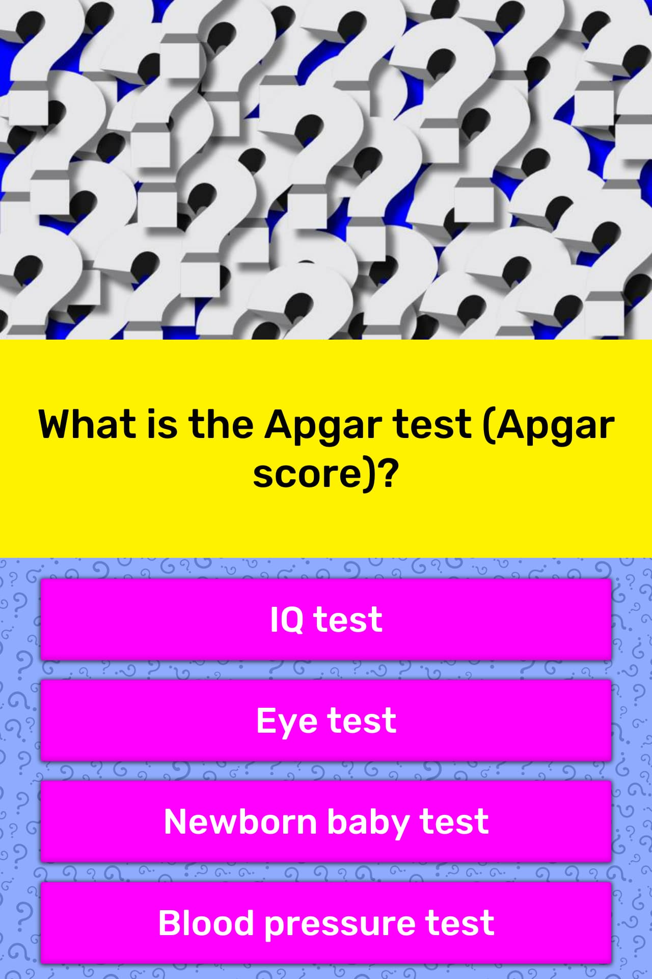 what-is-the-apgar-test-apgar-score-trivia-answers-quizzclub