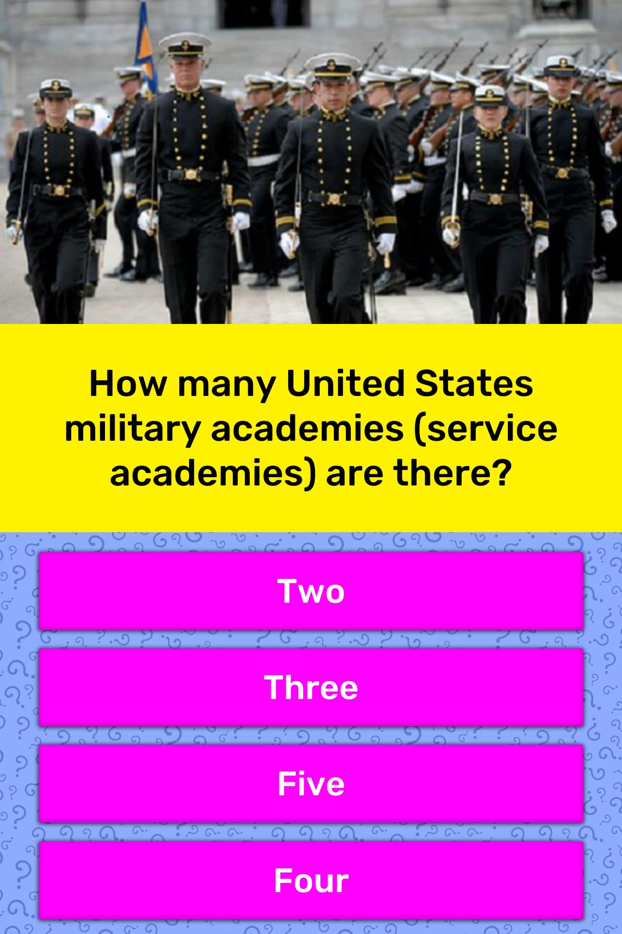 How many United States military... | Trivia Questions ...
