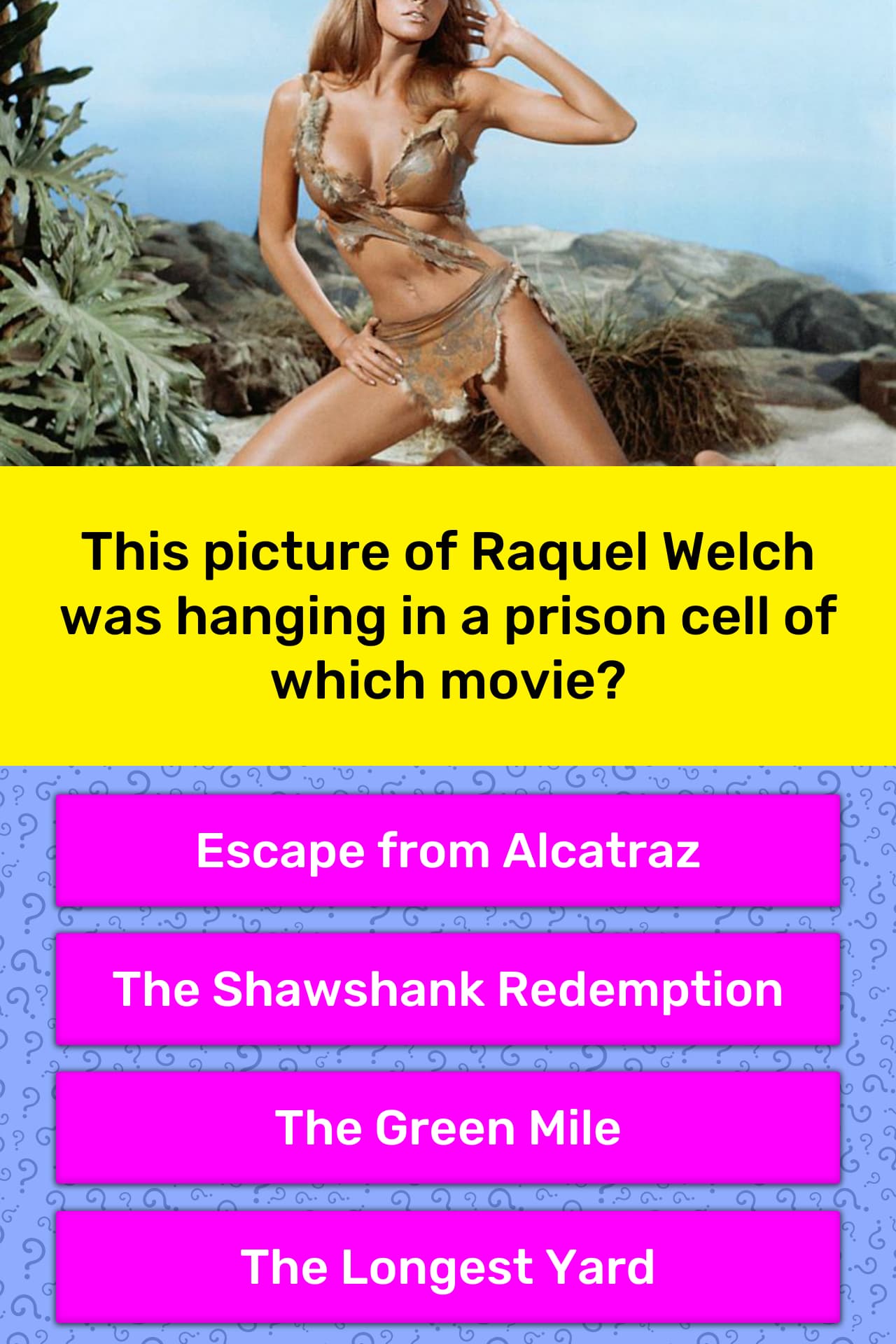 This Picture Of Raquel Welch Was Trivia Answers Quizzclub