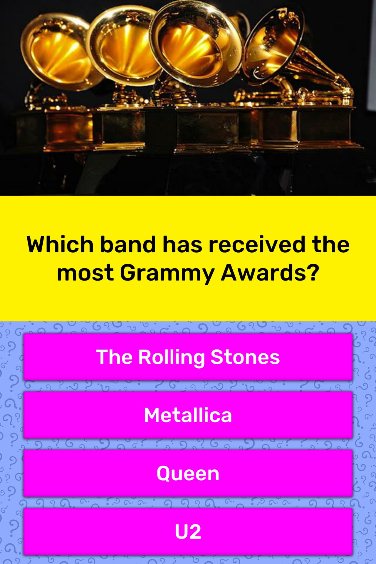 which-band-has-received-the-most-trivia-answers-quizzclub