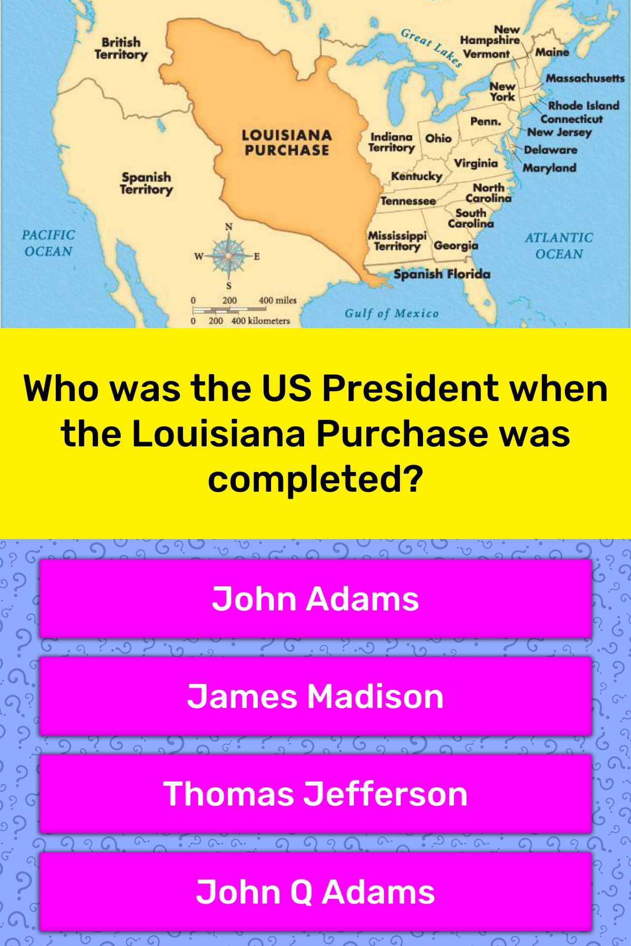 Who was the US President when the... | Trivia Answers | QuizzClub