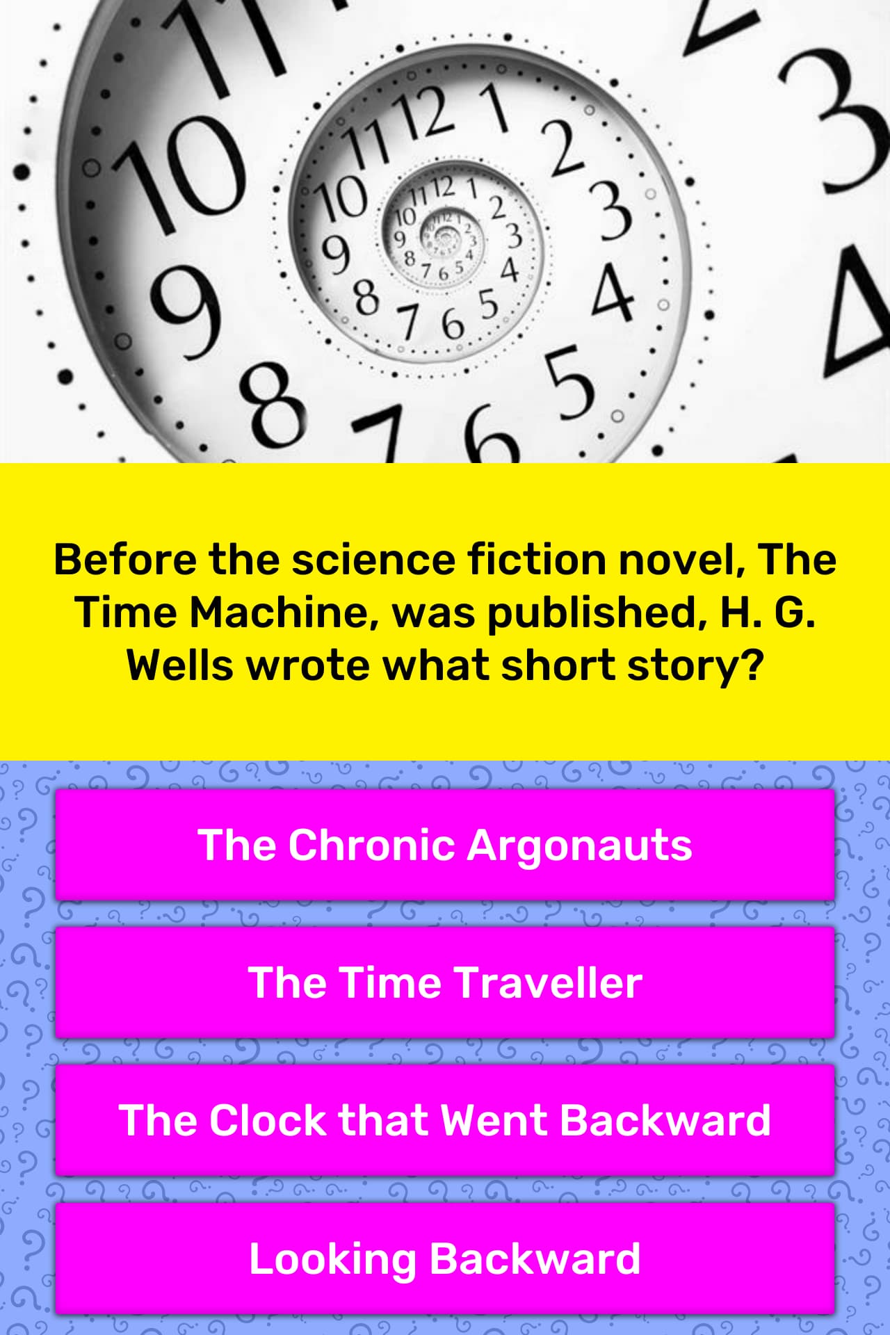 time machine short story