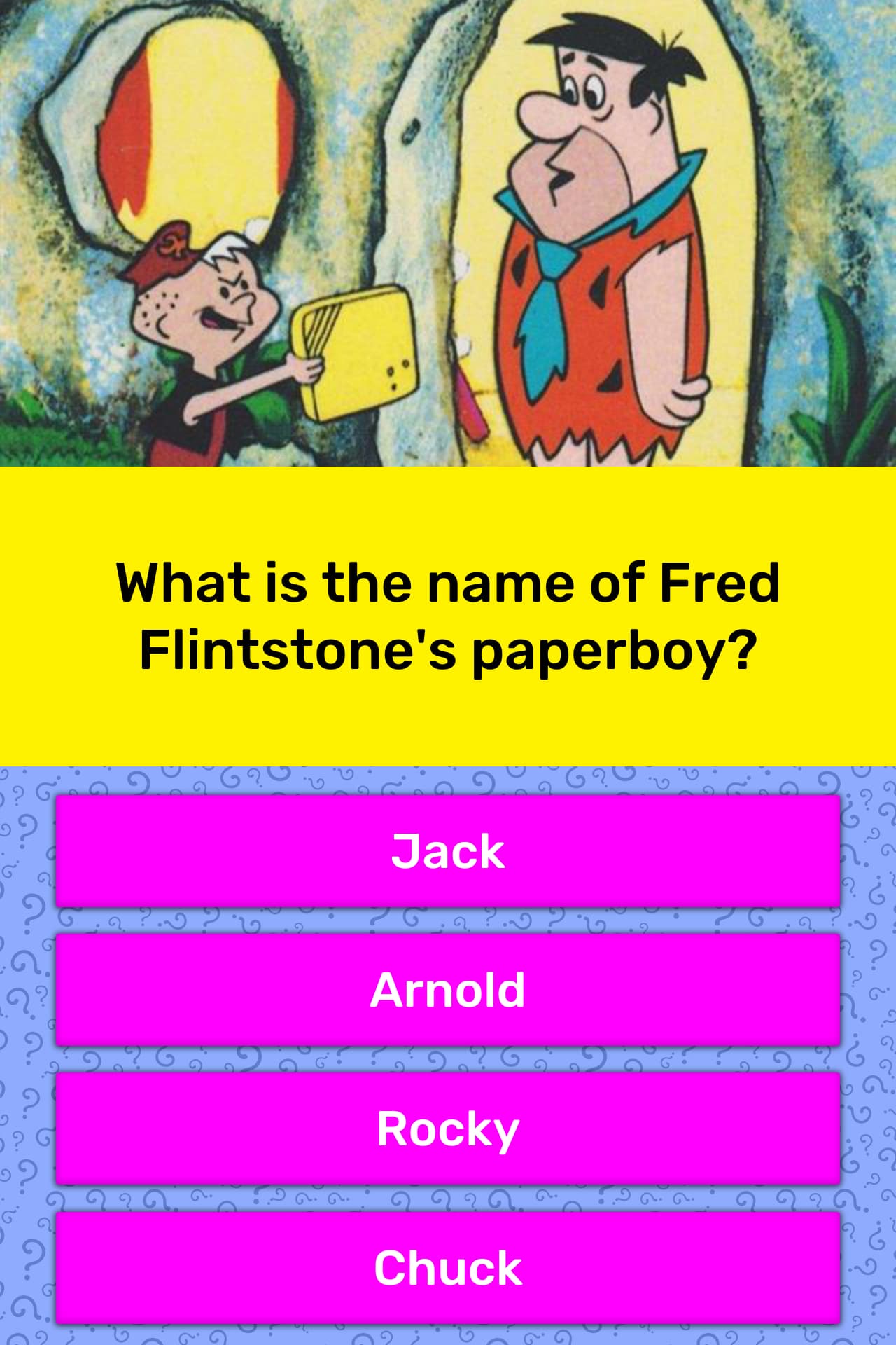 What is the name of Fred... Trivia Answers