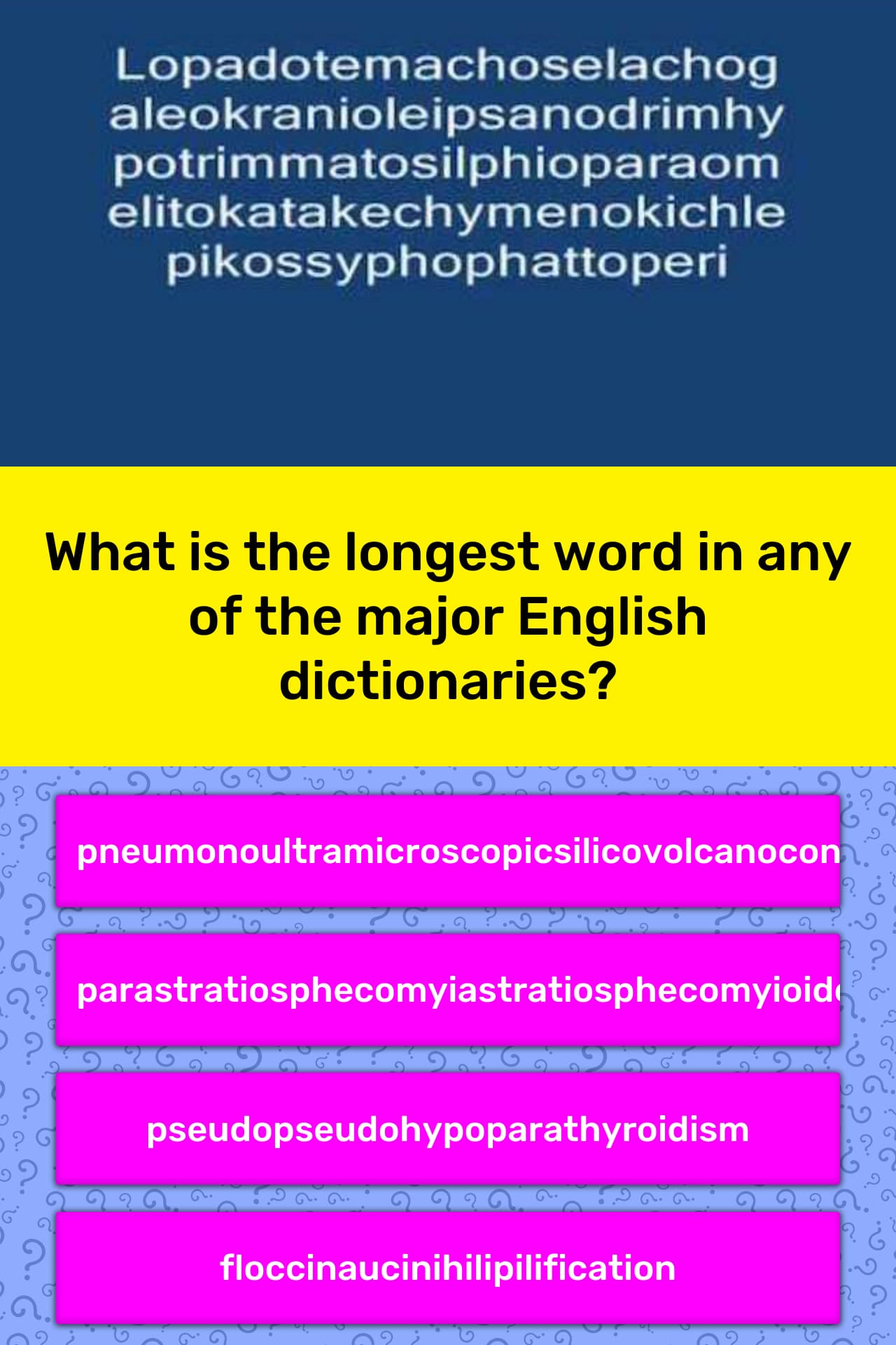 what is the world longest word